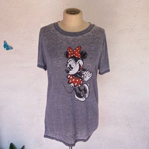 Vintage Minnie Mouse burn out T-shirt